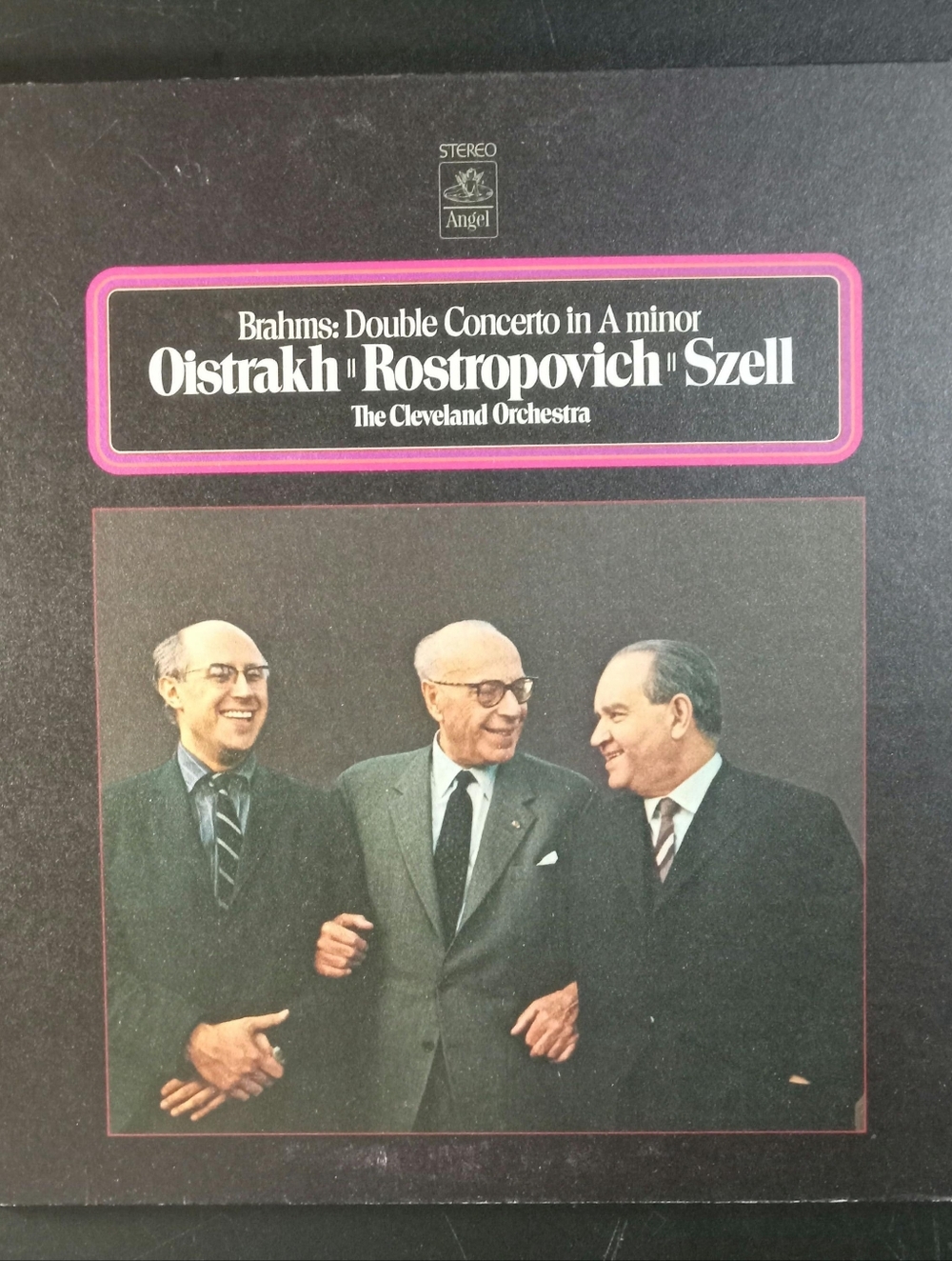 Brahms  - Double Concerto - Oistrakh Rostropovich Szell / Vintage Vinyl Record